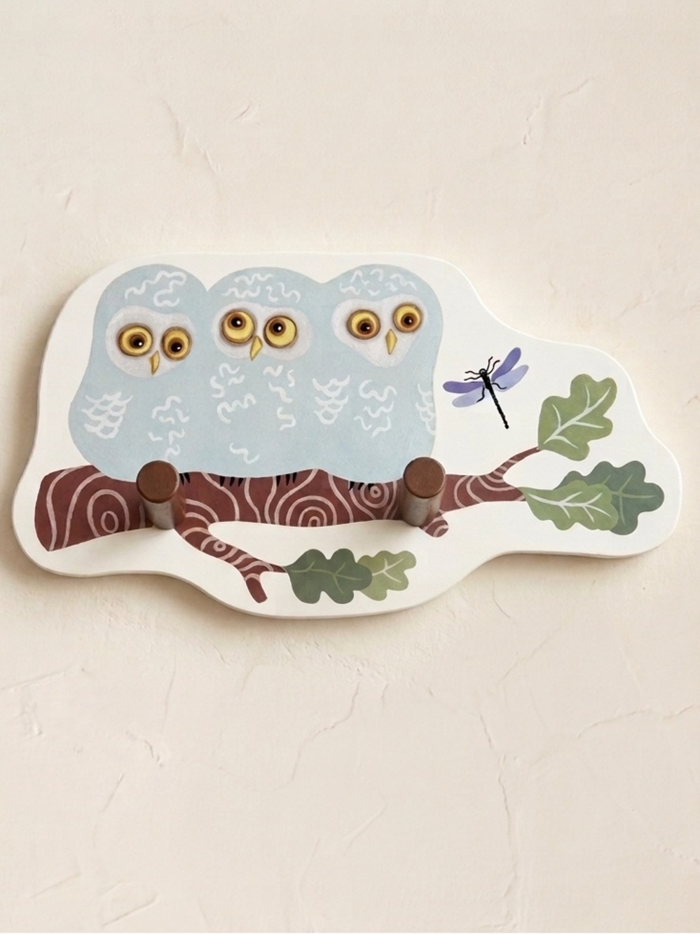 IKEA Vandring Owl Wall Hanger Woodland Kids Room Nursery Decor
